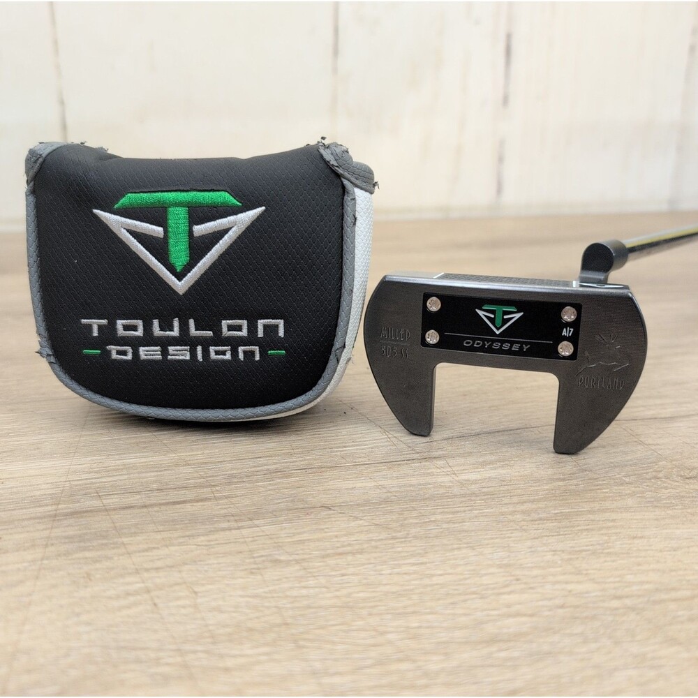 Odyssey Toulon Design Portland Milled 303ss Mallet Putter Right Hand Golf 35"